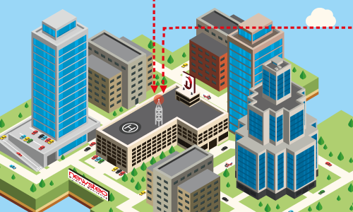 La trasmissione di dati in wireless con Newsteo