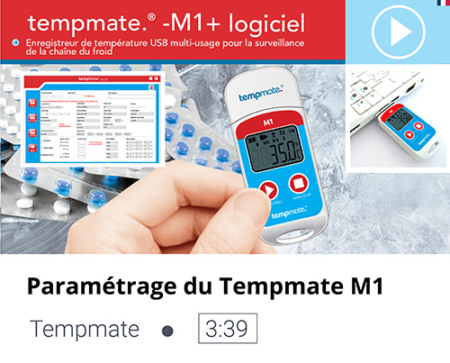 paramétrage du tempmate m1