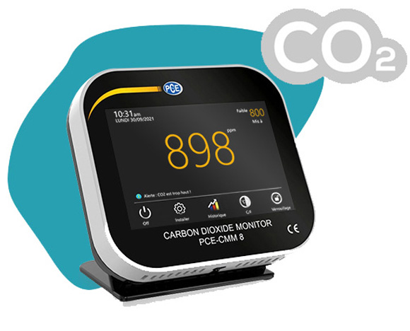 Capteur de CO2 - Qualité de l'air - Newsteo
