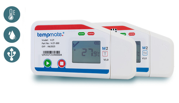 ENREGISTREUR THERMO/HYGROMETRE AUTONOME USB AVEC AFFICHAGE - L